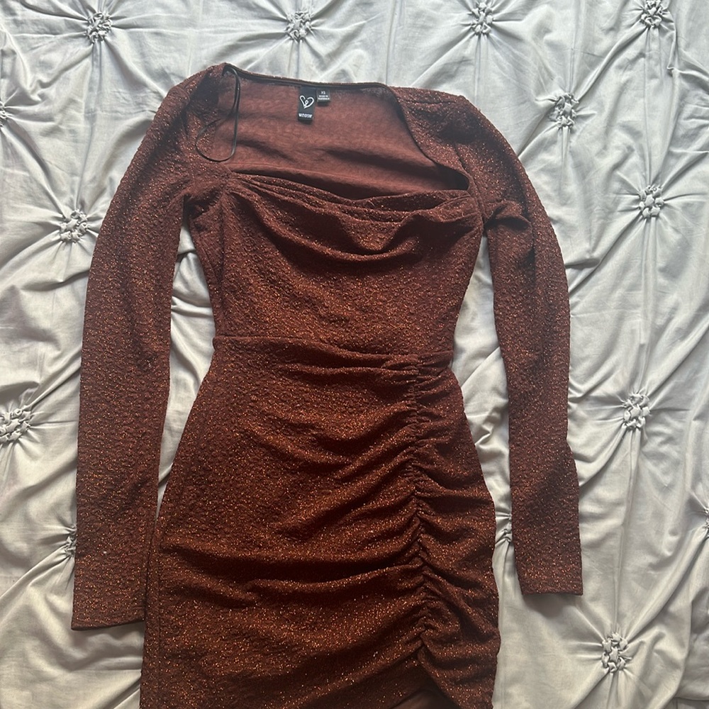 Windsor Bodycon glitter mini dress